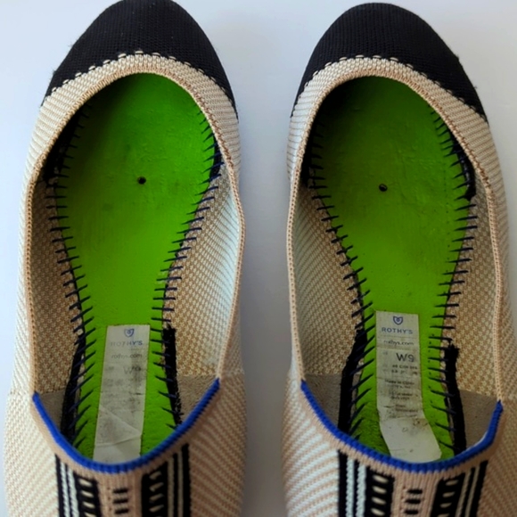 Rothy's The Square Tuxedo woman's flat shoes - Picture 14 of 16